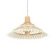 VENTALIA 999-0068 Boho Κρεμαστό Φωτιστικό Οροφής με Ντουί 1 x E27 AC 220-240V IP20 - Μπεζ - Μ40 x Π40 x Y23cm