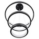 kelvo® NEMESIS KLV-101-0217-V2 Κρεμαστό Φωτιστικό Οροφής LED 100W 10000lm 180° AC 220-240V IP20 Ρυθμιζόμενο Λευκό CCT με Χειριστήριο από 2700K έως 6000K Dimmable - Lumileds SMD Chip - Μαύρο Ματ - Μ60 x Π60 x Υ60cm - 3 Χρόνια Εγγύηση - 7