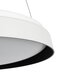 kelvo® VOLA KLV-101-0590 Κρεμαστό Φωτιστικό Οροφής LED 24W 2400lm 120° AC 220-240V IP20 Ρυθμιζόμενο Λευκό CCT με Διακόπτη στο Driver 2700K/4500K/6000K Triac Dimmable - Lumileds SMD Chip & ENEC/TÜV Driver - Μαύρο Ματ & Λευκό Ματ - Μ40 x Π40 x Υ7cm - 5 Χρόνια Εγγύηση - 5