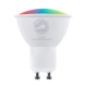  SMARTME 60487 Σποτ GU10 MR16 Smart Home WiFi με Λειτουργία μέσω Tuya APP LED 5.5W 550lm 120° AC 220-240V IP20 Πολύχρωμο RGBW+WW Dimmable - Bridgelux Chip - Μ5 x Π5 x Υ6.5cm - 3 Χρόνια Εγγύηση - 2