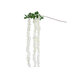 Artificial Garden WHITE WISTERIA FLOWER BRANCH 21516 Τεχνητό Διακοσμητικό κλαδί Βιστέρια Λευκό Φ45 x Υ120cm