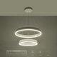 kelvo® VENOM KLV-101-0197 Κρεμαστό Φωτιστικό Οροφής LED 75W 7500lm 120° AC 220-240V IP20 Ρυθμιζόμενο Λευκό CCT με Χειριστήριο από 2700K έως 6000K Dimmable - Lumileds SMD Chip - Λευκό Ματ - Μ60 x Π60 x Υ40cm - 3 Χρόνια Εγγύηση - 15