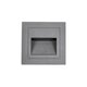 kelvo® STEPART KLV-101-0078 Μοντέρνο Χωνευτό Φωτιστικό Σκαλοπατιού - Διαδρόμου LED 3W 375lm 45° AC 220-240V Αδιάβροχο IP65 Θερμό Λευκό 2700K - Lumileds SMD Chip & TÜV SÜD Driver - Γκρι Ανθρακί Ματ - Μ8.5 x Π5 x Υ8.5cm / Q6.72 x 6.72cm - 5 Χρόνια Εγγύηση - 4