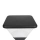 TOPIS GLB-103-0021 Φωτιστικό Κεφαλής Post Top Πλατείας/Πάρκου/Κήπου LED 50W 4500lm 360° AC 220-240V Αδιάβροχο IP65 Θερμό Λευκό 2700K - Sanan SMD Chip - Μαύρο Ματ - Μ45 x Π45 x Υ40cm - 3 Χρόνια Εγγύηση - 8