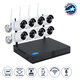 86038 Ασύρματο Καταγραφικό με 8 x Camera 2MP 1080P WiFi  150° Μοιρών - Αδιάβροχο IP66 - Νυχτερινή Όραση με LED IR - Μονή Κατέυθυνση Ομιλίας - Ανιχνευτή Κίνησης - Νυχτερινή Λήψη - Λευκό