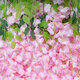 Artificial Garden PALE PINK WISTERIA FLOWER BRANCH 21511 Σετ 12 Τεχνητά Διακοσμητικά κλαδιά Βιστέριας Απαλό Ροζ Φ45 x Υ120cm - 4