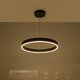 kelvo® VENOM KLV-101-0187 Κρεμαστό Φωτιστικό Οροφής LED 45W 4500lm 120° AC 220-240V IP20 Ρυθμιζόμενο Λευκό CCT με Χειριστήριο από 2700K έως 6000K Dimmable - Lumileds SMD Chip - Μαύρο Ματ - Μ60 x Π60 x Υ6.5cm - 3 Χρόνια Εγγύηση - 12