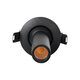 DALE 60371 Χωνευτό LED Κινούμενο Spot Downlight TrimLess Φ6.4cm 5W 500lm 36° AC 220-240V IP20 Φ6.4cm x Υ10cm - Στρόγγυλο - Μαύρο - Θερμό Λευκό 2700K - 9
