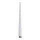 ALP-R-SHELF DODA 70814-1M Χωνευτό Προφίλ Αλουμινίου Ειδικό για Φωτισμό Ραφιού 18mm με Λευκό Γαλακτερό Πατητό Κάλυμμα για Ταινίες LED IP20 - Ασημί - Μ100 x Π1.5 x Υ2cm - 6