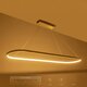 BOLIVAR 61273 Μοντέρνο Κρεμαστό Φωτιστικό Οροφής LED 54W 6210lm 360° AC 220-240V IP20 Ρυθμιζόμενο Λευκό CCT με Χειριστήριο από 2700K έως 6000K Dimmable - Lumileds SMD Chip - Νίκελ Βούρτσας - Μ120 x Π30 x Υ2cm - 3 Χρόνια Εγγύηση - 9