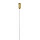 kelvo® GLOW KLV-101-0178 Κρεμαστό Φωτιστικό Οροφής LED 28W 2800lm 360° AC 220-240V IP20 Ρυθμιζόμενο Λευκό CCT με Χειριστήριο από 2700K έως 6000K Dimmable - Lumileds SMD Chip - Χρυσό Πλατίνα - Μ167 x Π7 x Υ24cm - 3 Χρόνια Εγγύηση - 12