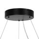 kelvo® RA KLV-101-0365 Κρεμαστό Φωτιστικό Οροφής LED 67W 6700lm 120° AC 220-240V IP20 Ρυθμιζόμενο Λευκό CCT με Χειριστήριο από 2700K έως 6000K Dimmable - Lumileds SMD Chip - Μαύρο Ματ - Μ60 x Π60 x Υ8cm - 3 Χρόνια Εγγύηση - 8