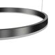 kelvo® VENOM KLV-101-0202 Κρεμαστό Φωτιστικό Οροφής LED 150W 15000lm 120° AC 220-240V IP20 Ρυθμιζόμενο Λευκό CCT με Χειριστήριο από 2700K έως 6000K Dimmable - Lumileds SMD Chip - Μαύρο Ματ - Μ150 x Π90 x Υ60cm - 3 Χρόνια Εγγύηση - 5