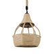  KUBRIC 01605 Boho Κρεμαστό Φωτιστικό Οροφής με Ντουί 1 x E27 AC 220-240V IP20 - Μπεζ - Μ30 x Π30 x Y40cm - 2
