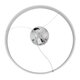 kelvo® VENOM KLV-101-0191 Κρεμαστό Φωτιστικό Οροφής LED 67W 6700lm 120° AC 220-240V IP20 Ρυθμιζόμενο Λευκό CCT με Χειριστήριο από 2700K έως 6000K Dimmable - Lumileds SMD Chip - Λευκό Ματ - Μ80 x Π80 x Υ6.5cm - 3 Χρόνια Εγγύηση - 8