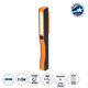 79016 Φορητός Φακός Χειρός Εργασίας LED COB 1W Head + 3W COB Side 80lm & 240lm με Επαναφορτιζόμενη Μπαταρία 800mAh - Ισχυρό Μαγνήτη Βάσης - Καλώδιο Φόρτισης USB - Ψυχρό Λευκό 6000K - Μ18 x Π3.5 x Υ2cm - 1