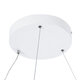 DIAMOND 61518 Κρεμαστό Φωτιστικό Δαχτυλίδι-Κύκλος LED CCT 75W 8400lm 360° AC 220-240V - Εναλλαγή Φωτισμού μέσω Τηλεχειριστηρίου All In One Ψυχρό 6000k+Φυσικό 4500k+Θερμό 2700k Dimmable Φ100cm - Λευκό - 6