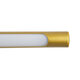 LAURA 60425 Μοντέρνο Φωτιστικό Τοίχου - Απλίκα Καθρέπτη Μπάνιου - Πίνακα LED 12W 1400lm 120° AC 220-240V IP44 Μ60 x Π27 x Υ13cm - Φυσικό Λευκό 4500K - Χρυσό - 7