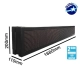 DISPLAY 90311 Κυλιόμενη Ψηφιακή Επιγραφή Διπλής Όψης 160x16cm P10 160x16 Pixel LED 250W AC 220-240V Αδιάβροχο IP65 Κόκκινο - WiFi Control μέσω FK APP - Αισθητήρας Θερμοκρασίας & Υγρασίας - Μ168 x Π12 x Υ24cm - 2 Χρόνια Εγγύηση - 5
