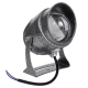 SPOTXENIA 90634 Σποτ Φωτισμου με Αντιθαμβωτική Γρίλια LED 16W 1360lm 3° DC 24V Αδιάβροχο IP65 Μπλε Dimmable - Bridgelux COB Chip - Σφυρήλατο Γκρι Ανθρακί - Μ9 x Π9 x Υ12cm - 3 Χρόνια Εγγύηση - 2