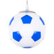 FOOTBALL 00644 Μοντέρνο Κρεμαστό Παιδικό Φωτιστικό Οροφής Μονόφωτο Γαλάζιο Λευκό Γυάλινο Φ15 x Υ18cm - 5