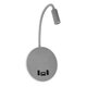 GOOSE 61694 Φωτιστικό Τοίχου - Απλίκα LED 6W 600lm 36° AC 220-240V IP20  - Reading Light & 360° Κρυφός Φωτισμός - Φορτιστής USB 3A - Θερμό Λευκό 2700K Γκρι Αλουμίνιο - Μ15.5 x Π22.5 x Υ30cm - 2 Xρόνια Εγγύηση