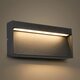 STEPINI GLB-103-0036 Φωτιστικό Σκαλοπατιού / Διαδρόμου LED 9W 810lm 45° AC 220-240V Αδιάβροχο IP65 Θερμό Λευκό 2700K - Sanan SMD Chip - Μαύρο Ματ - Μ20 x Π3 x Υ9cm - 3 Χρόνια Εγγύηση - 2