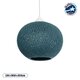 GLOBOSTAR® SOLEI 205-0011 Boho Κρεμαστό Φωτιστικό Οροφής με Ντουί 1 x E27 AC 220-240V IP20 - Τιρκουάζ - M30 x Π30 x Υ35cm
