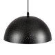 SOLANA 01301 Μοντέρνο Κρεμαστό Φωτιστικό Οροφής Μονόφωτο Μαύρο Μεταλλικό Καμπάνα Φ30 x Υ15cm - 6