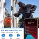 86075 Επαναφορτιζόμενη Ψηφιακή Έξυπνη Camera Εξώπορτας 1080P WiFi 166° Μοιρών - 2500mAh - Νυχτερινή Όραση με LED IR - Ανιχνευτή Κίνησης - Κουδούνι - Διπλή Κατέυθυνση Ομιλίας - Μαύρο - 6