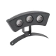  TREEPLANTE 90516 Κυρτή Μπάρα Φωτισμού Wall Washer για Φυτά - Δέντρα LED 3W 285lm 15° DC 24V Αδιάβροχο IP67 Φυσικό Λευκό 4500K Dimmable - Bridgelux SMD Chip - Γκρι Ανθρακί - Μ11 x Π3 x Υ8.2cm - 3 Χρόνια Εγγύηση - 3