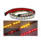 81735 Car Backlit LED Strip Εύκαμπτη Ταινία 150cm Σήμανσης DRL Αυτοκινήτου 3 Προγραμμάτα Φωτισμού LED SMD 5050 12W DC 9-30V Αδιάβροχη IP65 Πορτοκαλί - Κόκκινο - 2 Χρόνια Εγγύηση - 5
