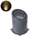 FLOOD-MILO 90737 Κινούμενος Προβολέας - Σποτ Φωτισμού Wall Washer για Φωτισμό Κτιρίων LED 24W 2160lm 10° AC 220-240V Αδιάβροχο IP67 Φ22 x Υ30cm Θερμό Λευκό 2700K - Γκρι Ανθρακί - 3 Χρόνια Εγγύηση - 10