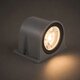 FLOODORA GLB-103-0030 Προβολέας Σποτ Wall Washer LED 3W 270lm 5° AC 220-240V Αδιάβροχο IP65 Θερμό Λευκό 2700K - Sanan SMD Chip - Γκρι Ανθρακί Ματ - Μ6.5 x Π5.5 x Υ5cm - 3 Χρόνια Εγγύηση - 2