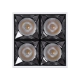  LUMINAR 60334 Downlight Σποτ LED 14W 1960lm 36° AC 220-240V IP20 Φυσικό Λευκό 4500K - Osram SMD Chip & TÜV SÜD Driver - Λευκό Ματ - Μ8.2 x Π8.2 x Υ6.6cm - 5 Χρόνια Εγγύηση - 6