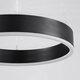 kelvo® VENOM KLV-101-0187 Κρεμαστό Φωτιστικό Οροφής LED 45W 4500lm 120° AC 220-240V IP20 Ρυθμιζόμενο Λευκό CCT με Χειριστήριο από 2700K έως 6000K Dimmable - Lumileds SMD Chip - Μαύρο Ματ - Μ60 x Π60 x Υ6.5cm - 3 Χρόνια Εγγύηση - 6