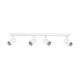 kelvo® SPOTA KLV-101-0141 Μοντέρνο Κινούμενο Φωτιστικό Σποτ Οροφής με Ντουί 4 x GU10 90° AC 220-240V IP20 - Λευκό Ματ - Μ64 x Π6 x Υ14cm - 12 kelvo® SPOTA KLV-101-0141 Μοντέρνο Κινούμενο Φωτιστικό Σποτ Οροφής με Ντουί 4 x GU10 90° AC 220-240V IP20 - Λευκό Ματ - Μ64 x Π6 x Υ14cm - 4