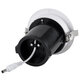 VIRGO-M 60306 Χωνευτό LED Spot Downlight TrimLess Φ11cm 12W 1560lm 36° AC 220-240V IP20 Φ11cm x Υ11.5cm - Στρόγγυλο - Λευκό με Μαύρο Κάτοπτρο - Φυσικό Λευκό 4500K - Bridgelux COB - 5 Years Warranty - 14