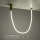 kelvo® GLOW KLV-101-0155 Κρεμαστό Φωτιστικό Οροφής LED 27W 2700lm 360° AC 220-240V IP20 Ρυθμιζόμενο Λευκό CCT με Χειριστήριο από 2700K έως 6000K Dimmable - Lumileds SMD Chip - Χρυσό Πλατίνα - Μ90 x Π9 x Υ95cm - 3 Χρόνια Εγγύηση - 15