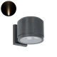  WALLLIGHT-GONA 90483 Μοντέρνο Φωτιστικό Τοίχου - Απλίκα LED 24W 2160lm 5° DC 24V Αδιάβροχο IP67 Θερμό Λευκό 2700K - CREE COB Chip & TÜV SÜD Driver - Γκρι Ανθρακί Ματ - Μ13 x Π16.5 x Υ5cm - 3 Χρόνια Εγγύηση - 2