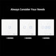 80067 SONOFF T2EU3C-RF - 433MHz Wireless Smart Wall Touch Button Switch 3 Way - RF Series - 13