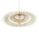 VENTALIA 999-0066 Boho Κρεμαστό Φωτιστικό Οροφής με Ντουί 1 x E27 AC 220-240V IP20 - Μπεζ - Μ83 x Π83 x Υ36cm - 5