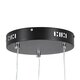 kelvo® DIAMOND KLV-101-0245 Κρεμαστό Φωτιστικό Οροφής LED 150W 15000lm 180° AC 220-240V IP20 Ρυθμιζόμενο Λευκό CCT με Χειριστήριο από 2700K έως 6000K Dimmable - Lumileds SMD Chip - Μαύρο Ματ - Μ170 x Π170 x Υ60cm - 3 Χρόνια Εγγύηση - 7