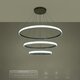 kelvo® DIAMOND KLV-101-0240 Κρεμαστό Φωτιστικό Οροφής LED 120W 12000lm 180° AC 220-240V IP20 Ρυθμιζόμενο Λευκό CCT με Χειριστήριο από 2700K έως 6000K Dimmable - Lumileds SMD Chip - Χρυσό Πλατίνα - Μ80 x Π80 x Υ80cm - 3 Χρόνια Εγγύηση - 15