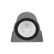 FLOODORA GLB-103-0030 Προβολέας Σποτ Wall Washer LED 3W 270lm 5° AC 220-240V Αδιάβροχο IP65 Θερμό Λευκό 2700K - Sanan SMD Chip - Γκρι Ανθρακί Ματ - Μ6.5 x Π5.5 x Υ5cm - 3 Χρόνια Εγγύηση - 4