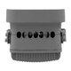 FLOODXENA 05016 Προβολέας Σποτ Wall Washer LED 12W 1380lm 10° AC 220-240V Αδιάβροχο IP65 Φυσικό Λευκό 4500K - Bridgelux SMD Chip - Γκρι Ανθρακί - Μ13.5 x Π11 x Υ15cm - 3 Χρόνια Εγγύηση - 5