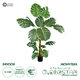 Artificial Garden MONSTERA 20007 Τεχνητό Διακοσμητικό Φυτό Μονστέρα Υ160cm - 1
