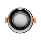 kelvo® KAPA KLV-101-0038 Χωνευτό Φωτιστικό Downlight Σποτ Μπάνιου για Λάμπα MR16 με Ντουί GU10 AC 220-240V Αδιάβροχο IP65 - Μαύρο Ματ - Μ8.5 x Π8.5 x Υ4.2cm / Q7.5cm - 4