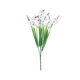 78202 Τεχνητό Φυτό Μπουκέτο Διακοσμητικών Λουλουδιών με 10 Λευκές και Μωβ Λεβάντες M10 x Υ30 x Π10cm