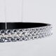 kelvo® DIAMOND KLV-101-0245 Κρεμαστό Φωτιστικό Οροφής LED 150W 15000lm 180° AC 220-240V IP20 Ρυθμιζόμενο Λευκό CCT με Χειριστήριο από 2700K έως 6000K Dimmable - Lumileds SMD Chip - Μαύρο Ματ - Μ170 x Π170 x Υ60cm - 3 Χρόνια Εγγύηση - 5